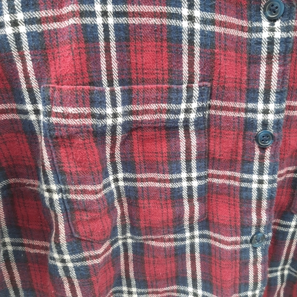 WOOLRICH flannel plaid button down medium - Picture 3 of 5